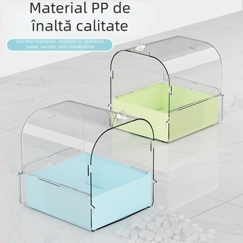Chengxi cutie de baie pentru păsări din plastic – baie și duș pentru papagali și alte păsări