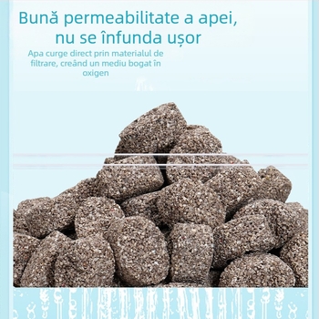 Naichong material ceramic pentru filtru de acvariu, cu cultură de bacterii, piatră nano de filtrare biochimică