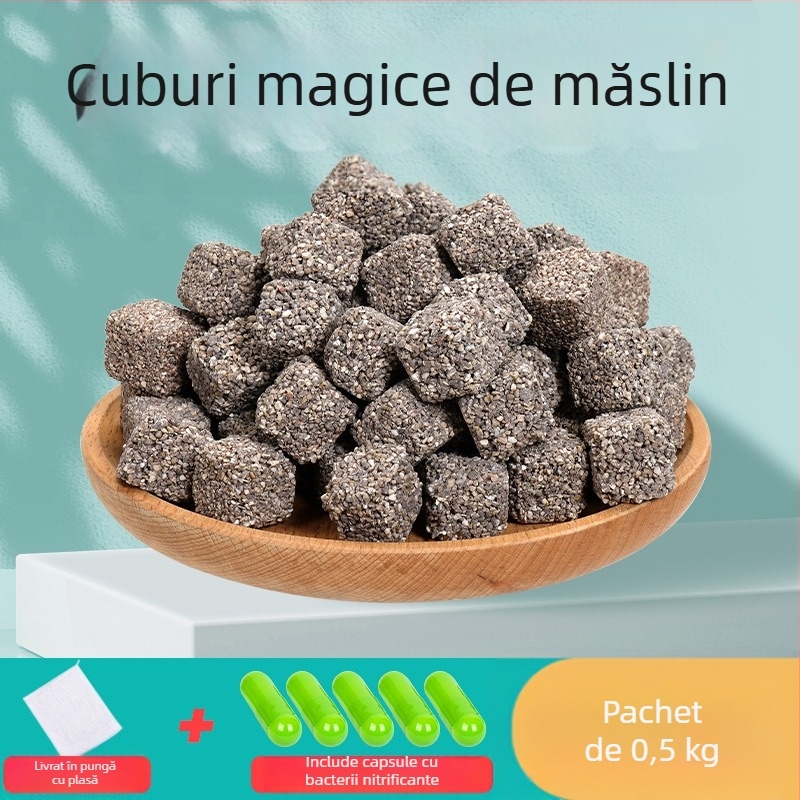 Naichong material ceramic pentru filtru de acvariu, cu cultură de bacterii, piatră nano de filtrare biochimică