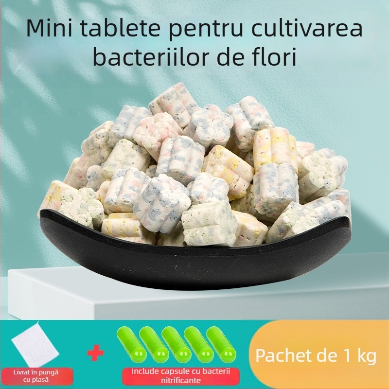 Naichong material ceramic pentru filtru de acvariu, cu cultură de bacterii, piatră nano de filtrare biochimică