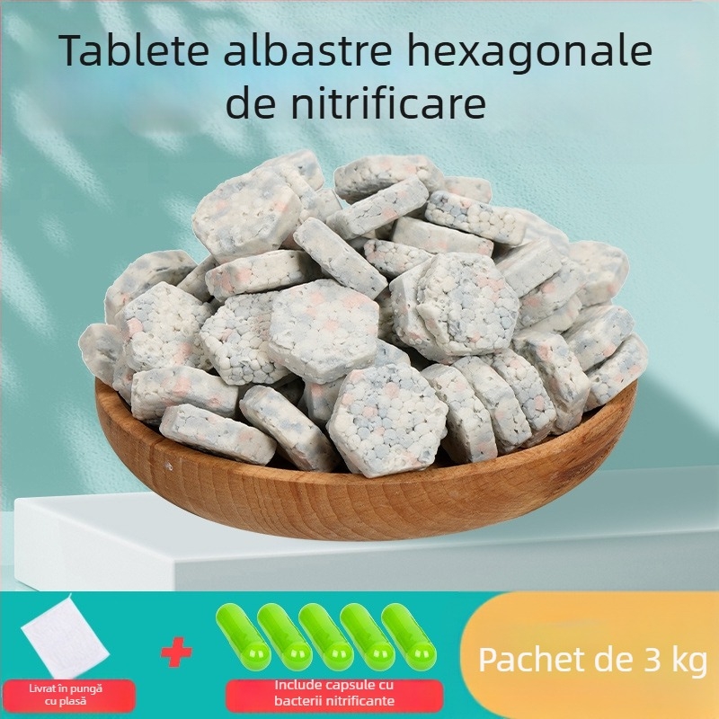 Naichong material ceramic pentru filtru de acvariu, cu cultură de bacterii, piatră nano de filtrare biochimică