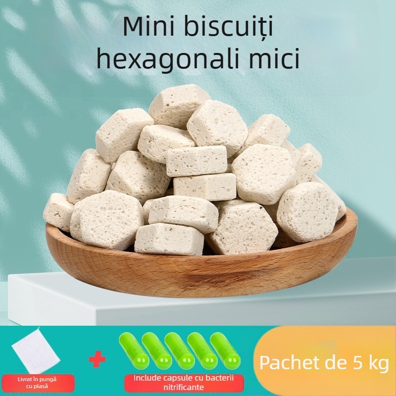 Naichong material ceramic pentru filtru de acvariu, cu cultură de bacterii, piatră nano de filtrare biochimică