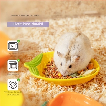 Vas ceramic pentru hamster (Material: ceramic; Brand: Star Rice Ceramics; Categorie: accesorii pentru animale de companie; Import: Nu)