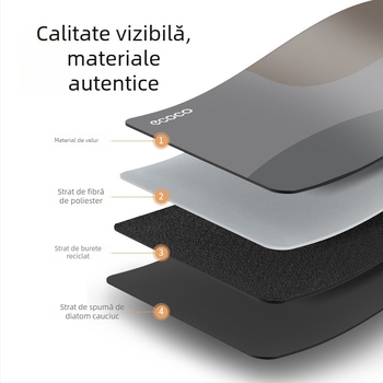 Covor de baie din argilă diatomită – absorbant, antiderapant, uscare rapidă; formă pătrată, model: flori; potrivit pentru baie și intrare