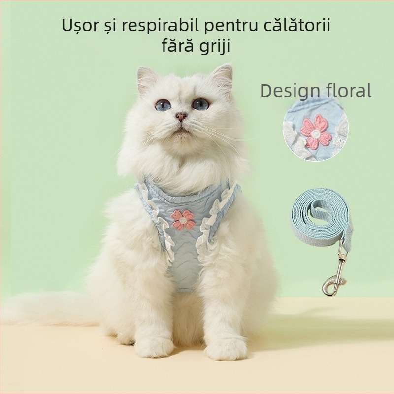 Ham de pisică în stil vestă cu curea de piept, poliester, origine Zhejiang