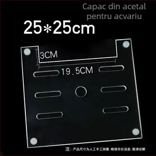 Capac acrilic pentru acvariu, netoxic, transparent, respirabil, anti săritură, capac cristal (Material: Acrilic; Greutate: 50; Categoria: Echipament pentru acvariu)