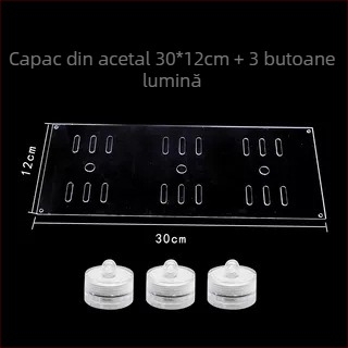 Capac acrilic pentru acvariu, netoxic, transparent, respirabil, anti săritură, capac cristal (Material: Acrilic; Greutate: 50; Categoria: Echipament pentru acvariu)