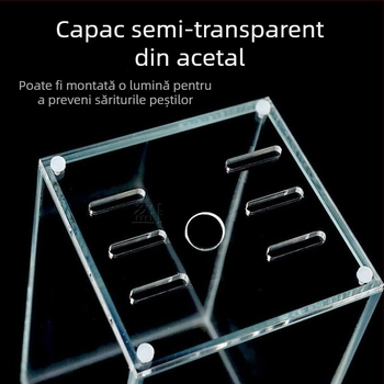 Capac acrilic pentru acvariu, netoxic, transparent, respirabil, anti săritură, capac cristal (Material: Acrilic; Greutate: 50; Categoria: Echipament pentru acvariu)