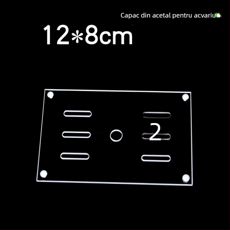 Capac acrilic pentru acvariu, netoxic, transparent, respirabil, anti săritură, capac cristal (Material: Acrilic; Greutate: 50; Categoria: Echipament pentru acvariu)