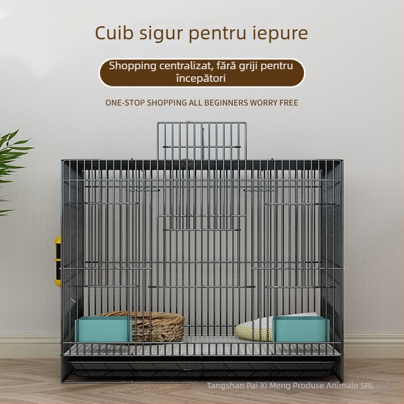 Cușcă pentru iepuri Paiximeng - Material: sârmă; Categoria produsului: cușcă pentru animale de companie