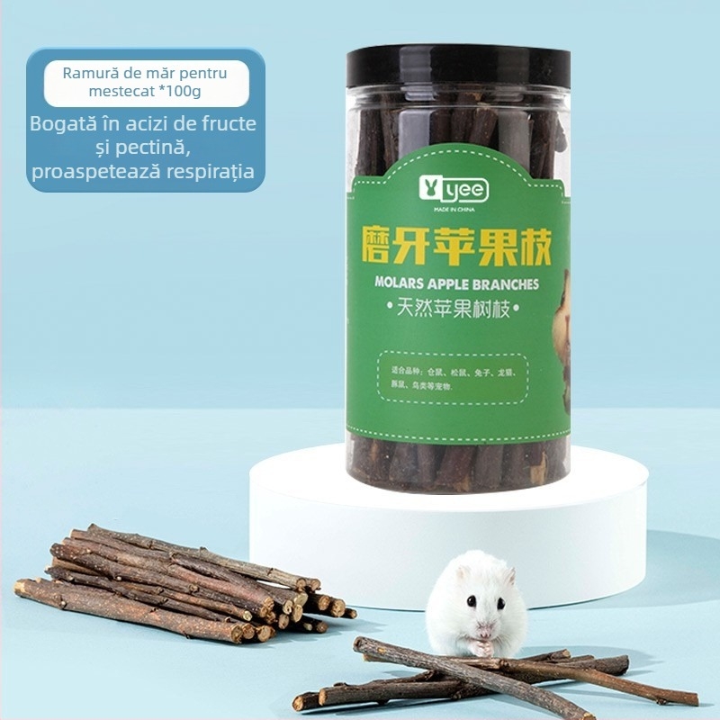 Jucărie de mestecat pentru animale de companie din ram de măr – Brand Yee, pentru animale de companie (neimportat)