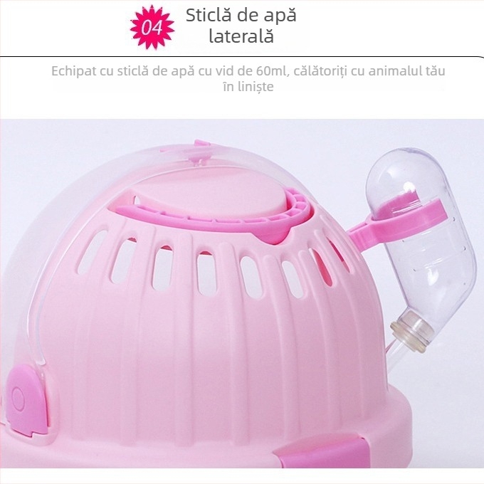 Cușcă pentru hamster, portabilă, respirabilă, caldă; Kano plastic; pentru hamster; toate sezoanele.