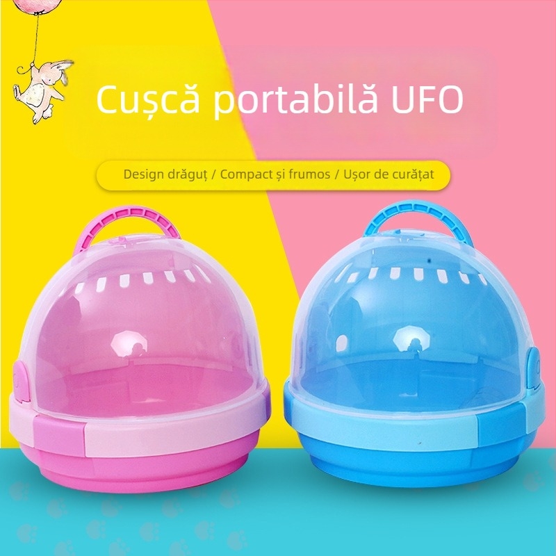 Cușcă pentru hamster, portabilă, respirabilă, caldă; Kano plastic; pentru hamster; toate sezoanele.