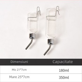 Dispenser automat de apă pentru câini cu bilă din oțel inoxidabil, corp din plastic ecologic | brand tedoora | pachet 60 buc.