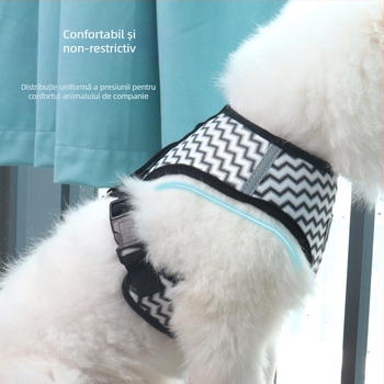 SORADD ham pentru pisică, stil vestă, cu curea pentru piept, poliester respirabil, fără retractare