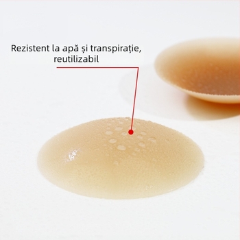 Bijini acoperiri din silicon pentru mameloane - ultra-subțiri, invizibile, respirabile, lucioase, fără urme