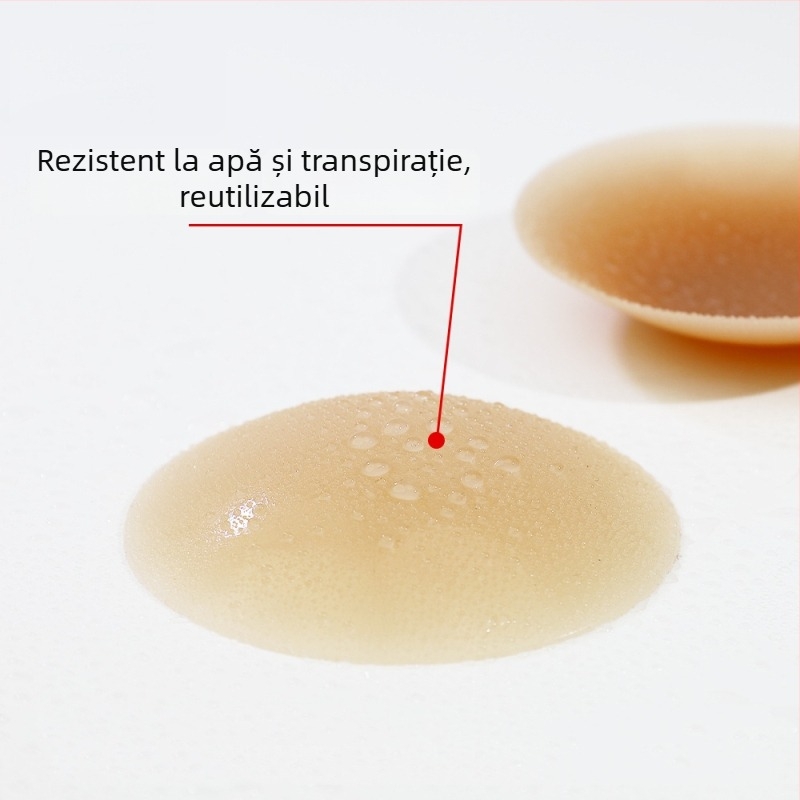Bijini acoperiri din silicon pentru mameloane - ultra-subțiri, invizibile, respirabile, lucioase, fără urme