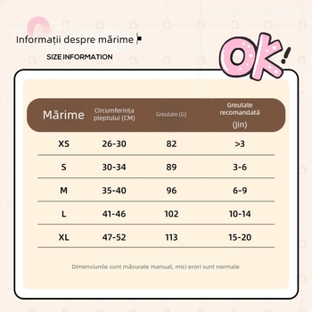 Ham de piept pentru pisici cu benzi reflectorizante - poliester, brand Hantu, pentru pisici