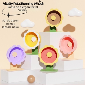 Roată de alergat pentru hamster, din plastic, origine Shandong, greutate 1, ambalaj 10 bucăți, marcă Demon pet notes