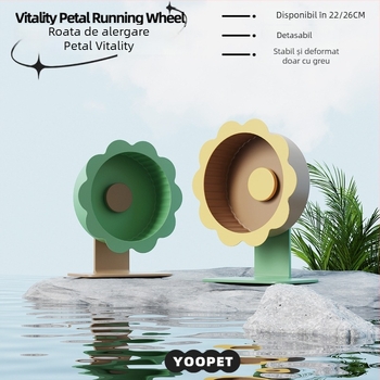 Roată de alergat pentru hamster, din plastic, origine Shandong, greutate 1, ambalaj 10 bucăți, marcă Demon pet notes