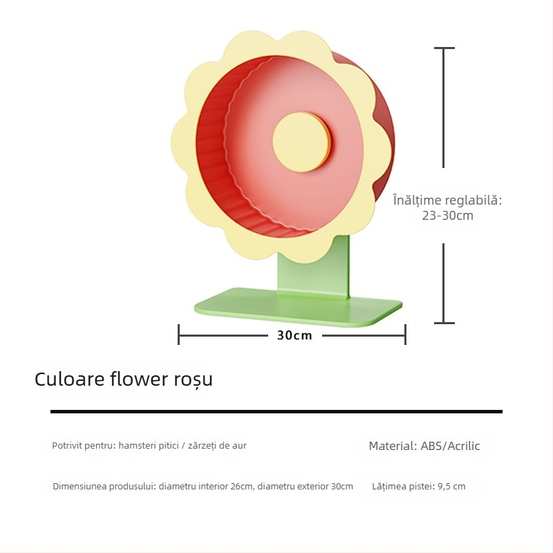 Roată de alergat pentru hamster, din plastic, origine Shandong, greutate 1, ambalaj 10 bucăți, marcă Demon pet notes