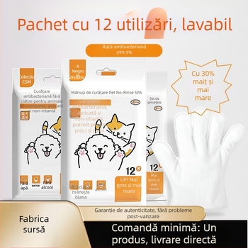 Șervețele umede pentru ochii animalelor de companie, pentru pisici și câini, elimină petele de lacrimi, material: hârtie