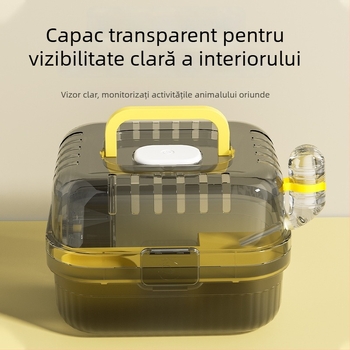 Cușcă pentru hamster – din plastic, utilizare pe patru sezoane, pentru hamsteri (Material: Plastic; Sezoane: Patru sezoane; Destinat: Hamsteri)