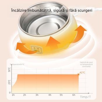 Dispenser de apă pentru pisici cu temperatură constantă și încălzire de iarnă, din oțel inoxidabil