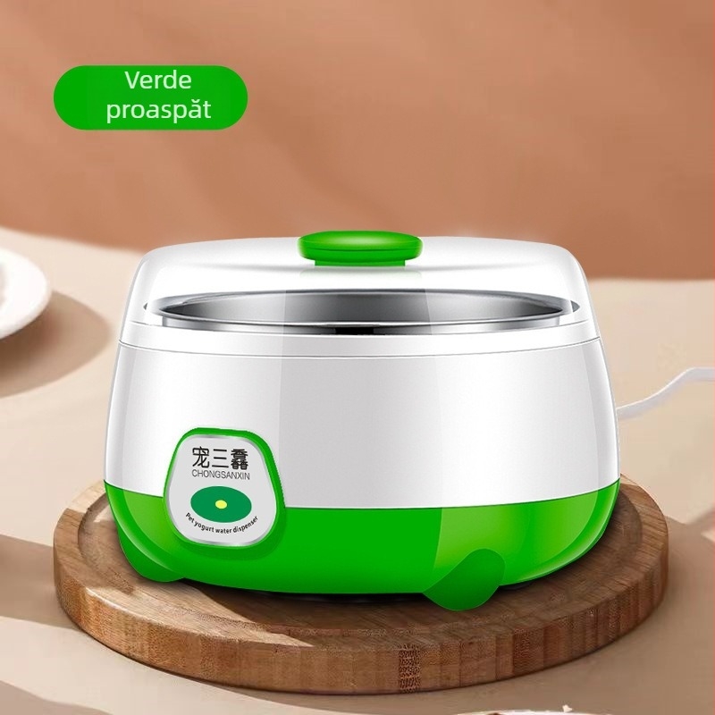 Dispenser de apă pentru pisici cu temperatură constantă și încălzire de iarnă, din oțel inoxidabil