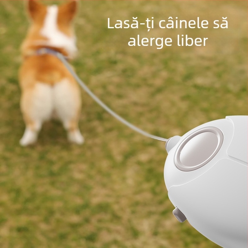 Lesă pentru câine retractabilă din ABS, cordă pentru animale, ambalaj de 200 buc.