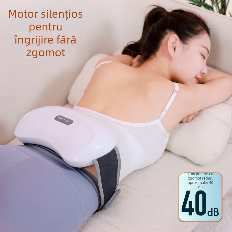 F5 Masaj abdominal cu două discuri, tehnici: compresie caldă și frământare, alimentare la priză, control cu buton, temporizare inteligentă