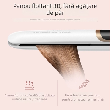 Fier de păr dual pentru îndreptare și bucle, pentru uz casnic, patru setări de temperatură, cilindru cu acoperire ceramică, diametru 21–30 mm, 40 W, 220 V