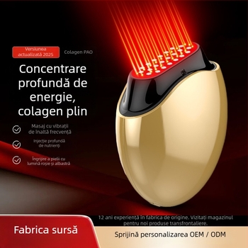 Masaj facial portabil – baterie încorporată 1000–1200 mAh, rejuvenare a pielii, IPX0
