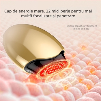 Masaj facial portabil – baterie încorporată 1000–1200 mAh, rejuvenare a pielii, IPX0