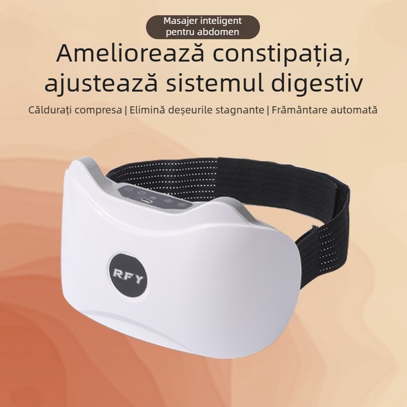 Masaj abdominal cu două capete, complet automat, reîncărcabil, masaj Shiatsu