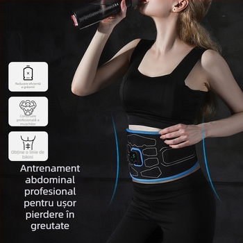 Exercitor EMS pentru abdomen – reîncărcabil, control de tip computer, 8+ capete de masaj, viteză fără trepte, masaj prin vibrații