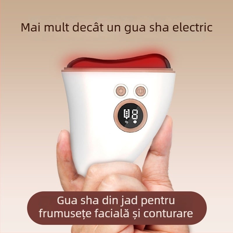 ZM4029 Masaj termic electric pentru față și corp, control prin buton, carcasă ABS, baterie 750 mAh