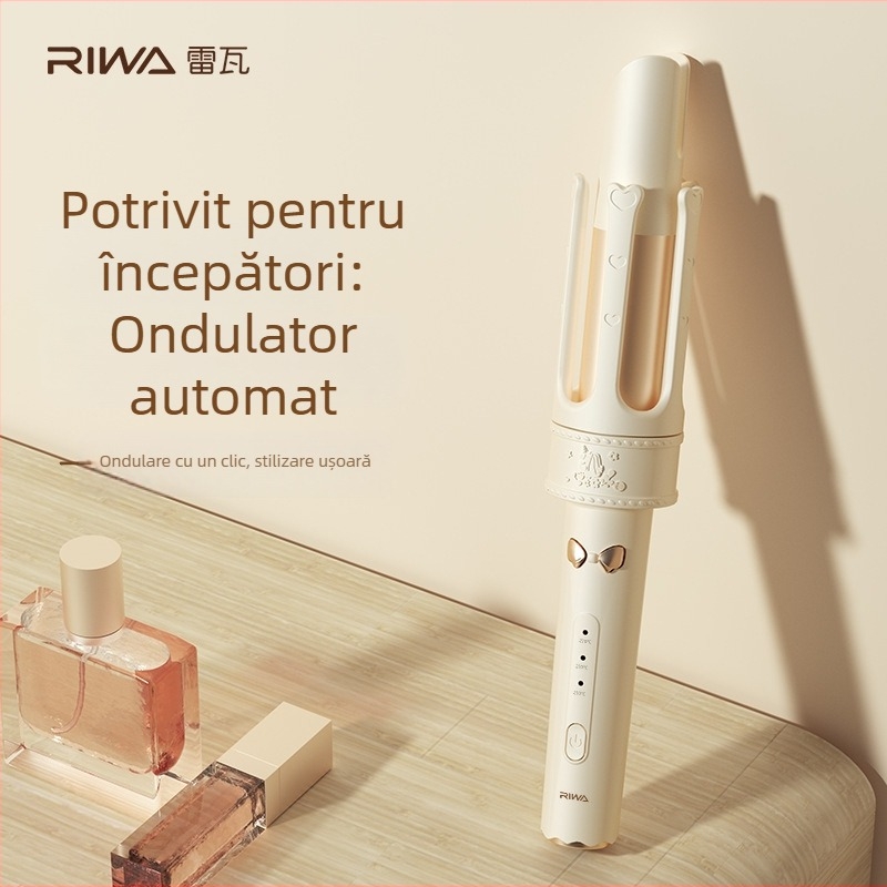 Ondulator de păr cu strat ceramic, reglaj temperatură în 3 trepte, alimentare prin cablu AC, 61W, 220V