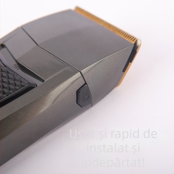 Set WAER de ras electric pentru bărbați – reîncărcabil, baterie încorporată 1200–2000 mAh, autonomie 1–3 ore, cap de tăiere detașabil lavabil cu lame din oțel inoxidabil