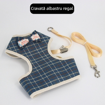 Hamă vestă pentru pisici cu lesă (Traction Belt) — Anti-Escape, Poliester, Lungime fixă, Pentru pisici, Brand: Mrqim