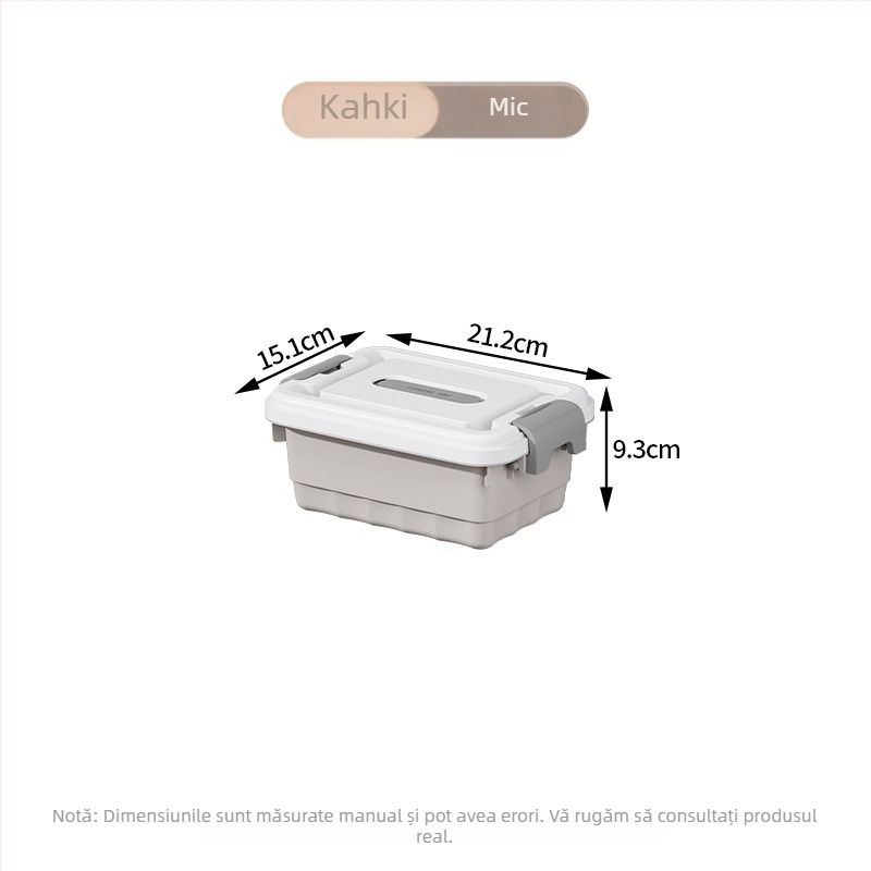 Cutie de depozitare din plastic PP, organizator multifuncțional, rezistent la praf, portabil pentru lenjerie, haine, jucării, cosmetică