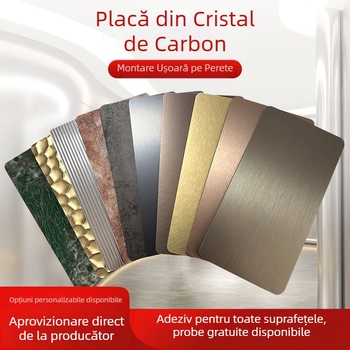 Panou pentru perete din PVC, plat, stil nou chinezesc, indice de izolare fonică 001, conductivitate termică 001