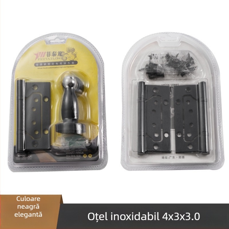 Încuietoare cu mâner pentru uși din lemn, corp din aluminiu aerospațial, design modern minimalist