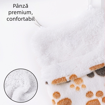 Hamster rotund din pluș – hamac pentru utilizare interioară/exterioară, portabil, menține căldura