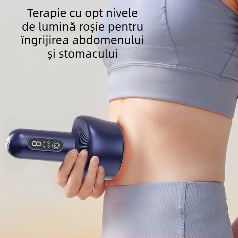 Masaj electric pentru gua sha și ventuze, reîncărcabil, model ZY-08, brand Zhouya Tianxing, control cu atingere și buton