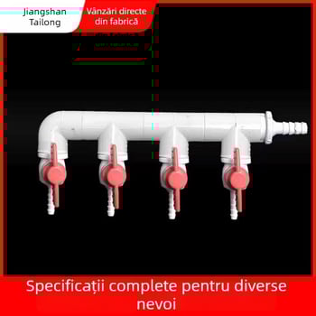 Ventil diverter pentru distribuția oxigenului în acvariu, material rășină, origine Zhejiang, marcă Colorful plastic
