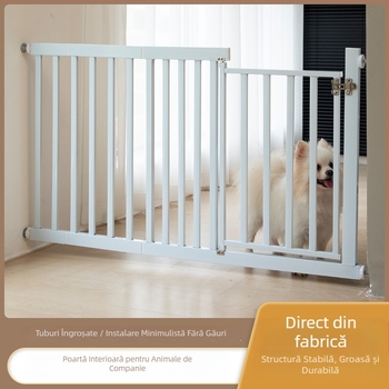 Poartă pentru animale de companie din oțel inoxidabil pentru interior; pentru câini și pisici; marcă 1; fără import