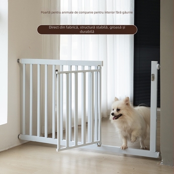 Poartă pentru animale de companie din oțel inoxidabil pentru interior; pentru câini și pisici; marcă 1; fără import