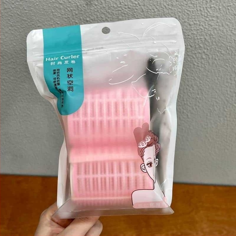 Aparat de curling cu cilindru dublu în formă de 8 pentru bucle mari, suprafață autoadezivă, delicat cu părul