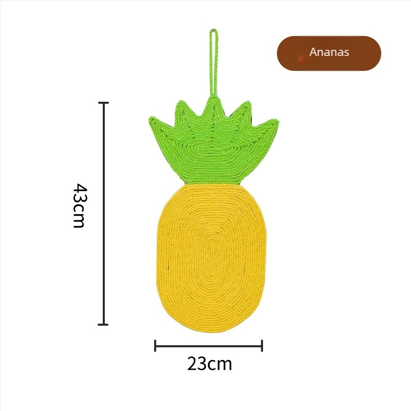 Zgârietor pentru pisici din sisal pentru perete – stil drăguț, rezistent la uzură, economisește spațiul, jucărie pentru pisici